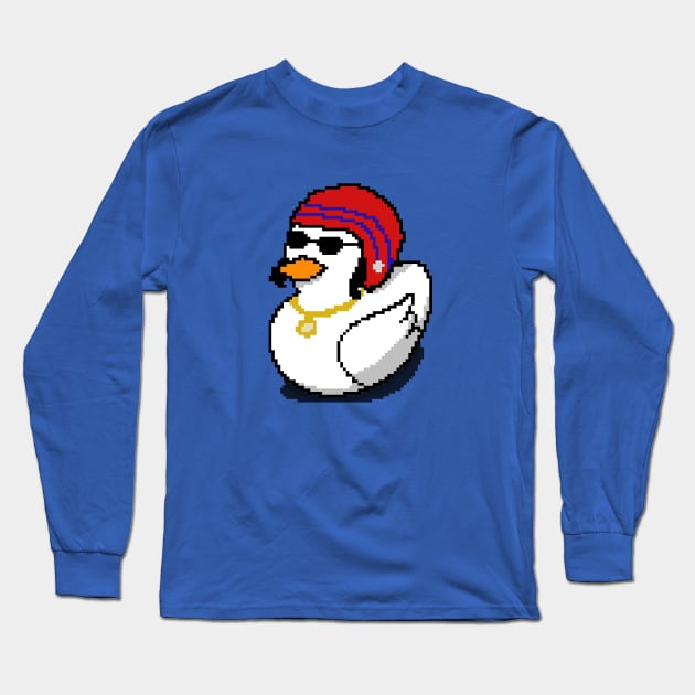 Cool Duck 6 Long Sleeve T-Shirt by pixelzart